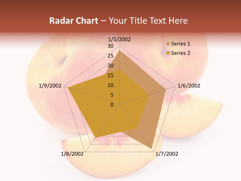 Ration Juicy Peach PowerPoint Template
