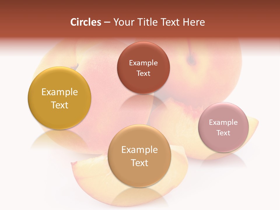 Ration Juicy Peach PowerPoint Template