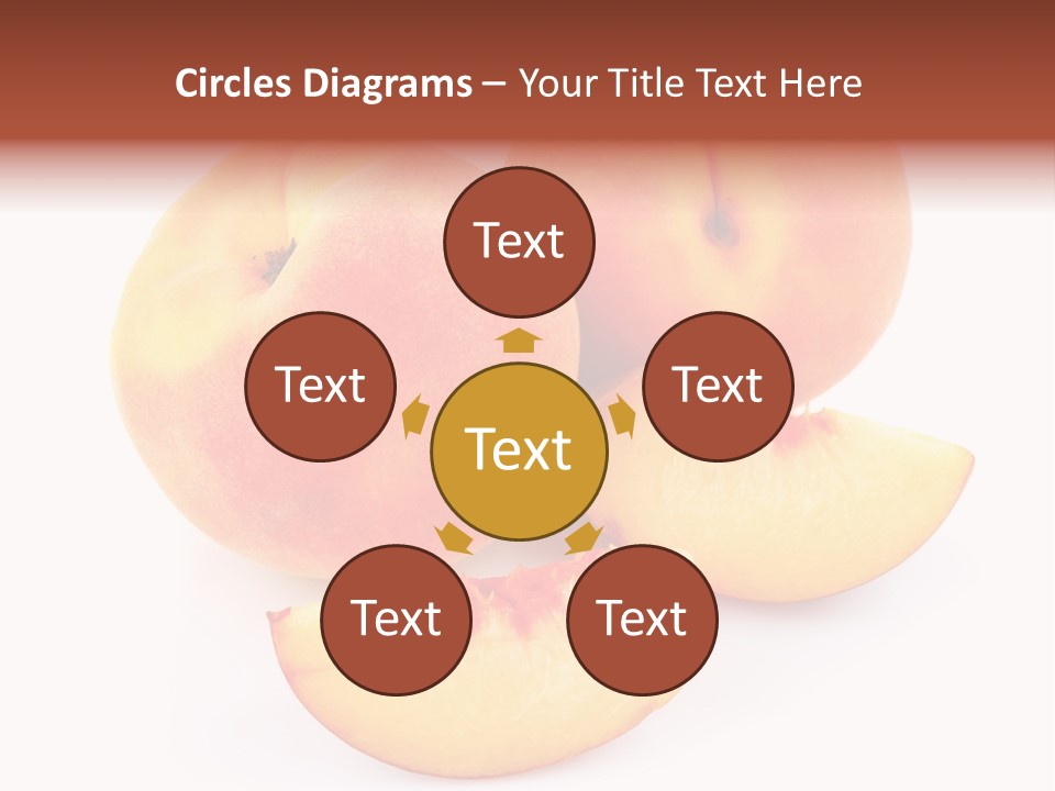 Ration Juicy Peach PowerPoint Template