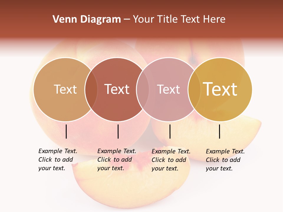 Ration Juicy Peach PowerPoint Template