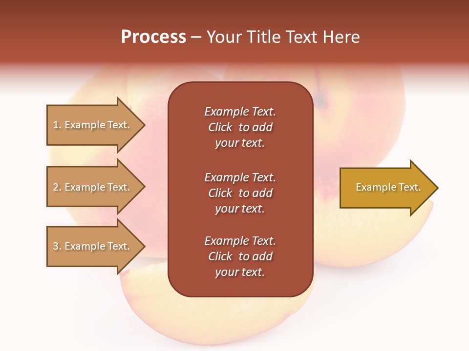 Ration Juicy Peach PowerPoint Template