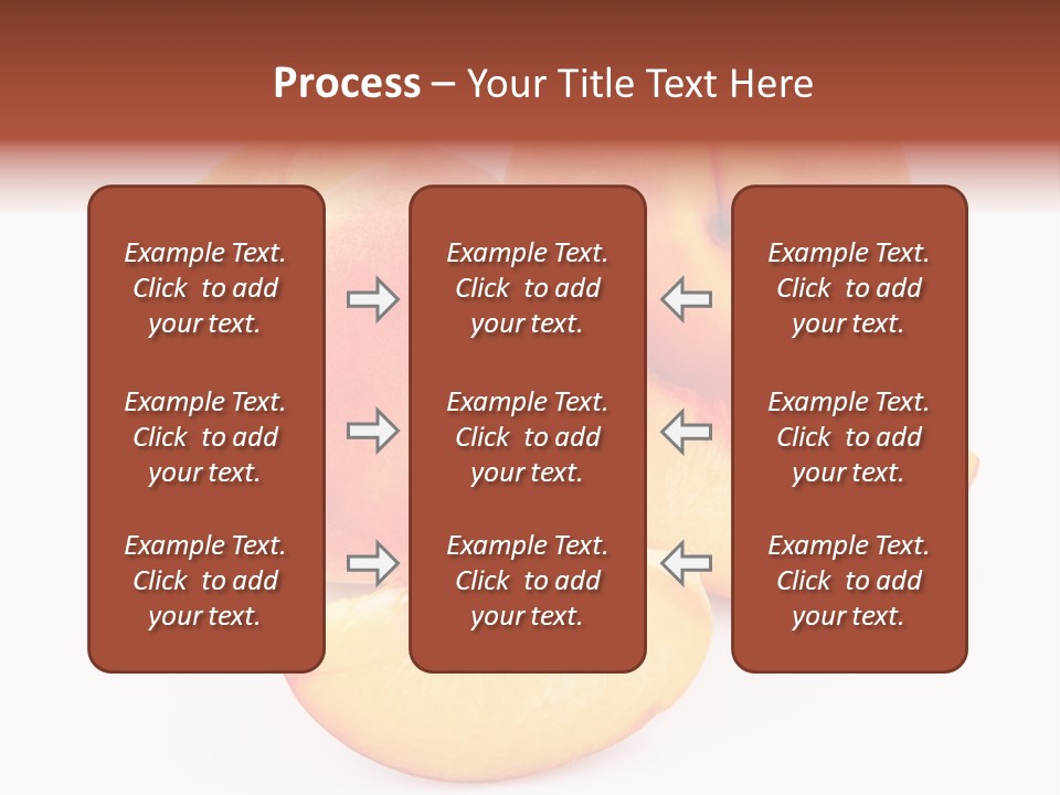 Ration Juicy Peach PowerPoint Template