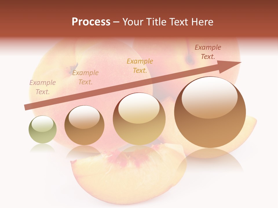 Ration Juicy Peach PowerPoint Template