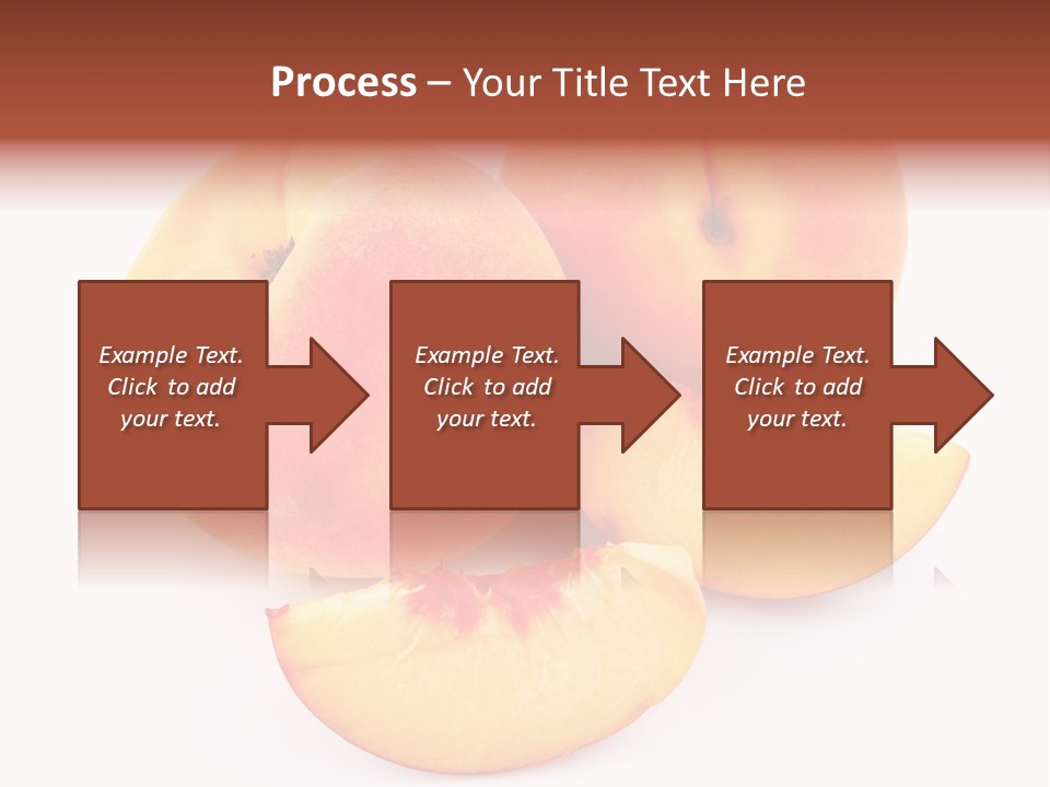 Ration Juicy Peach PowerPoint Template