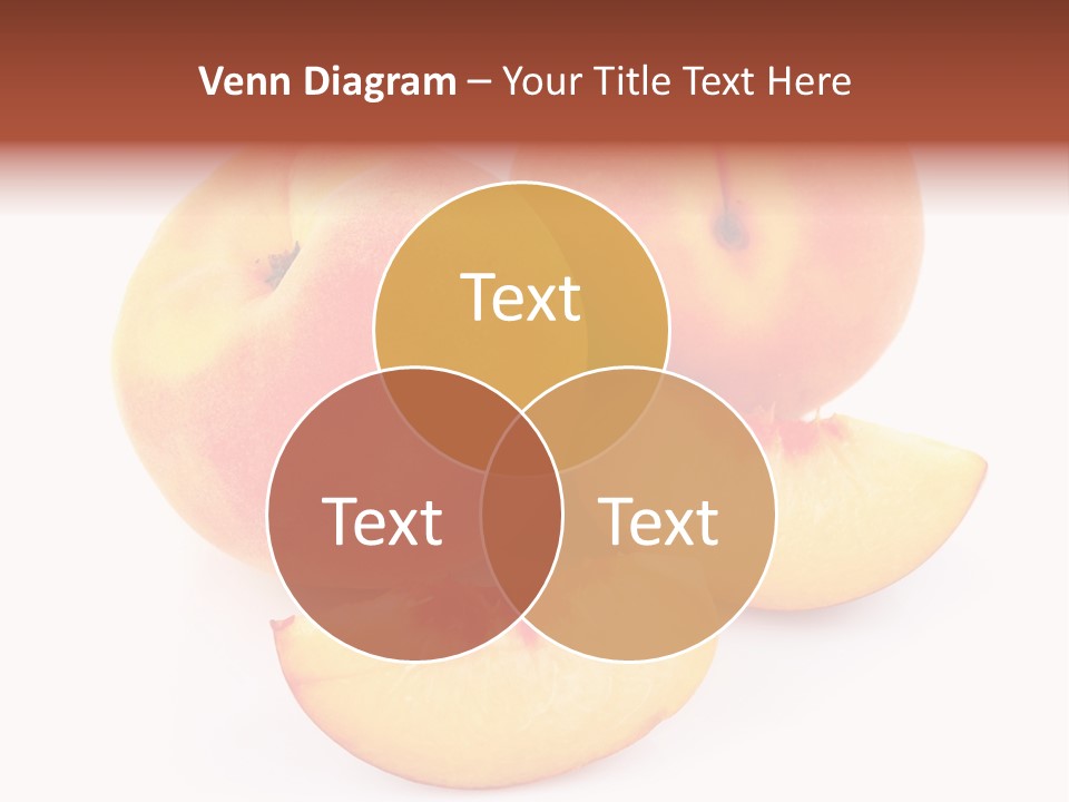 Ration Juicy Peach PowerPoint Template
