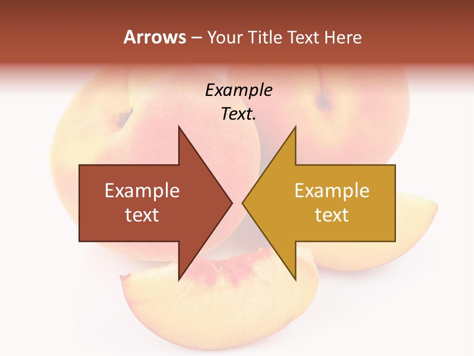Ration Juicy Peach PowerPoint Template