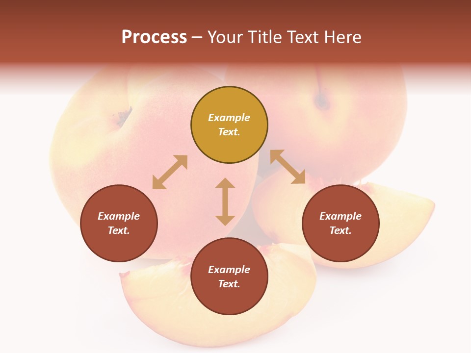 Ration Juicy Peach PowerPoint Template