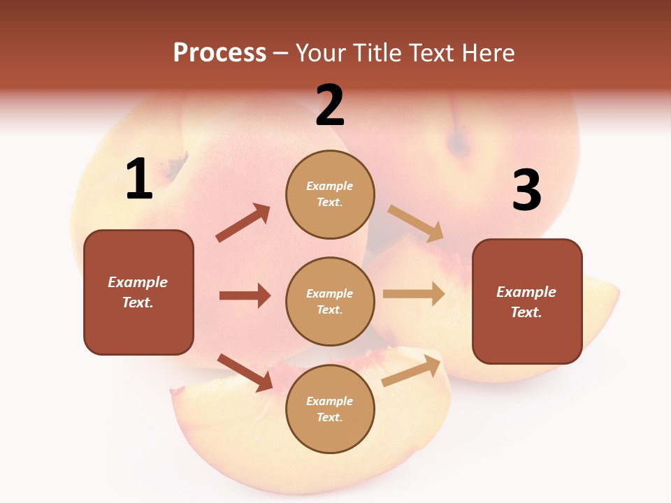 Ration Juicy Peach PowerPoint Template