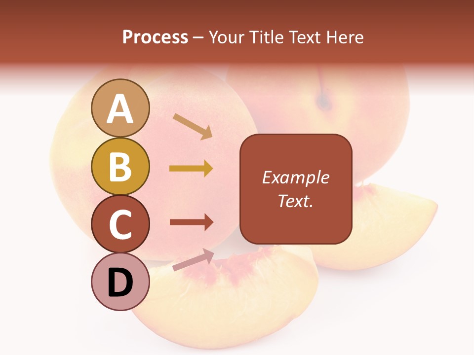 Ration Juicy Peach PowerPoint Template