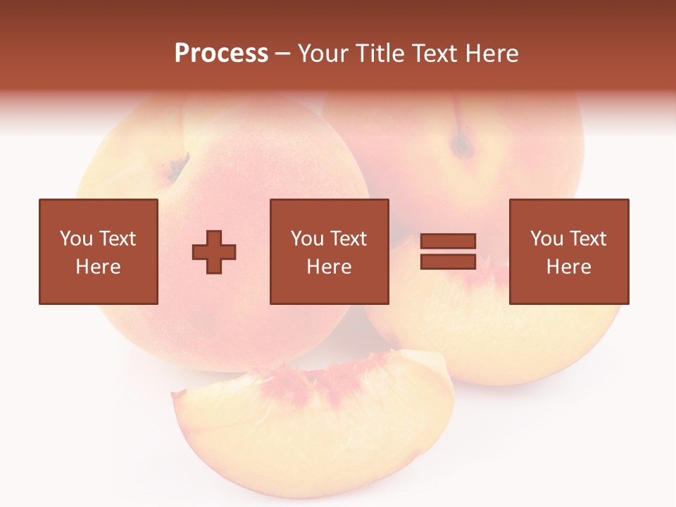Ration Juicy Peach PowerPoint Template
