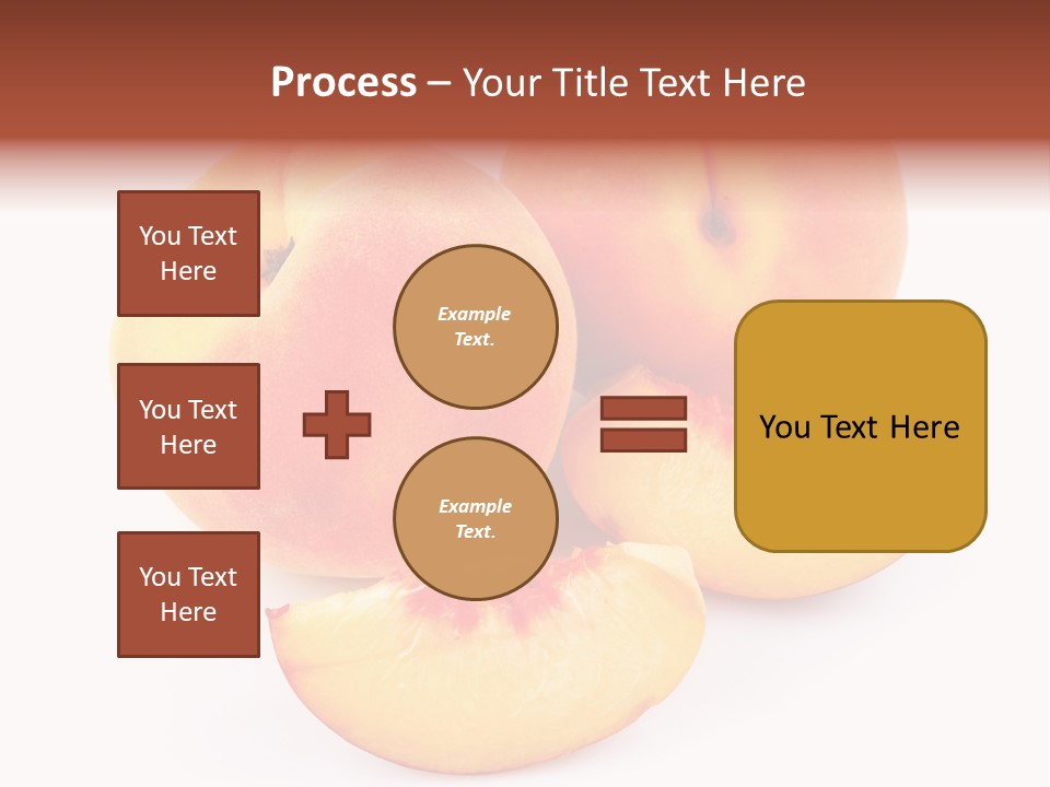 Ration Juicy Peach PowerPoint Template