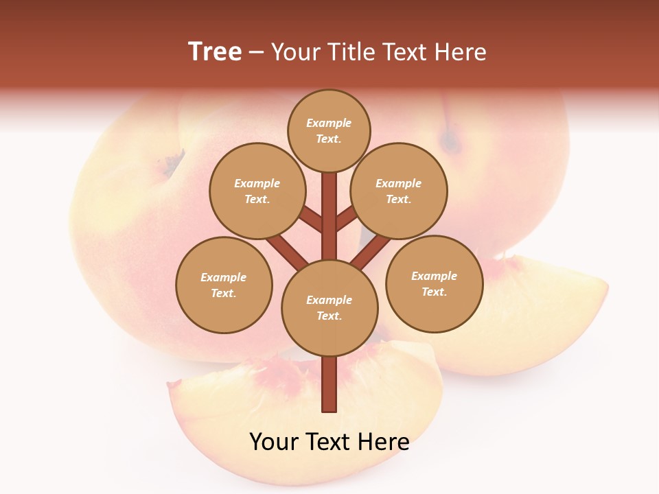Ration Juicy Peach PowerPoint Template