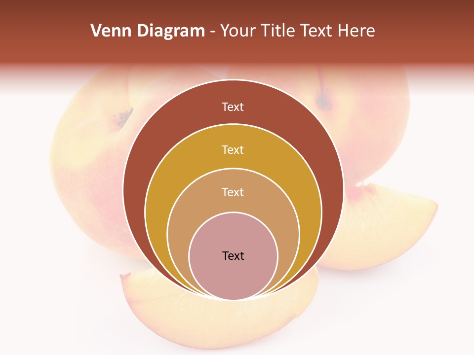 Ration Juicy Peach PowerPoint Template