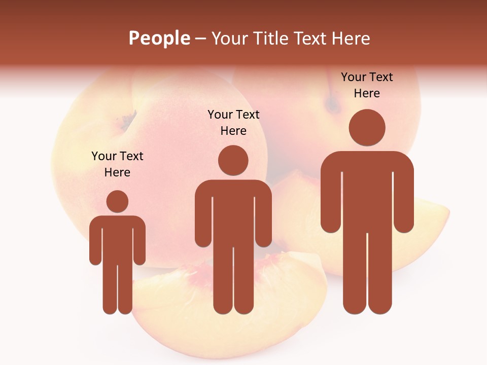 Ration Juicy Peach PowerPoint Template