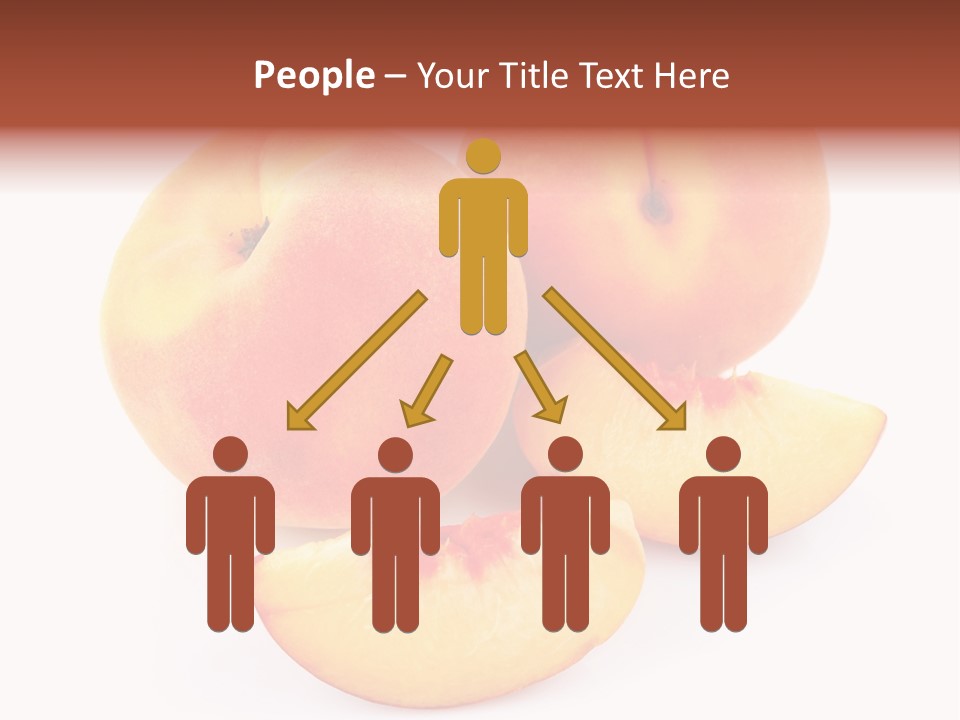 Ration Juicy Peach PowerPoint Template