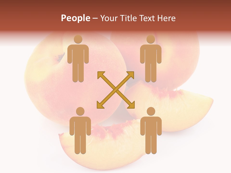 Ration Juicy Peach PowerPoint Template
