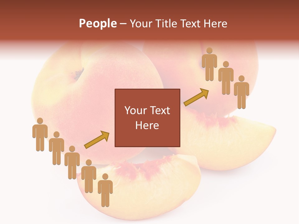 Ration Juicy Peach PowerPoint Template