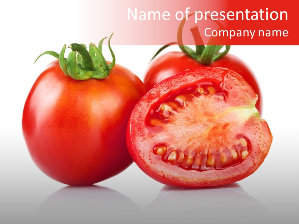 Food Natural Half PowerPoint Template