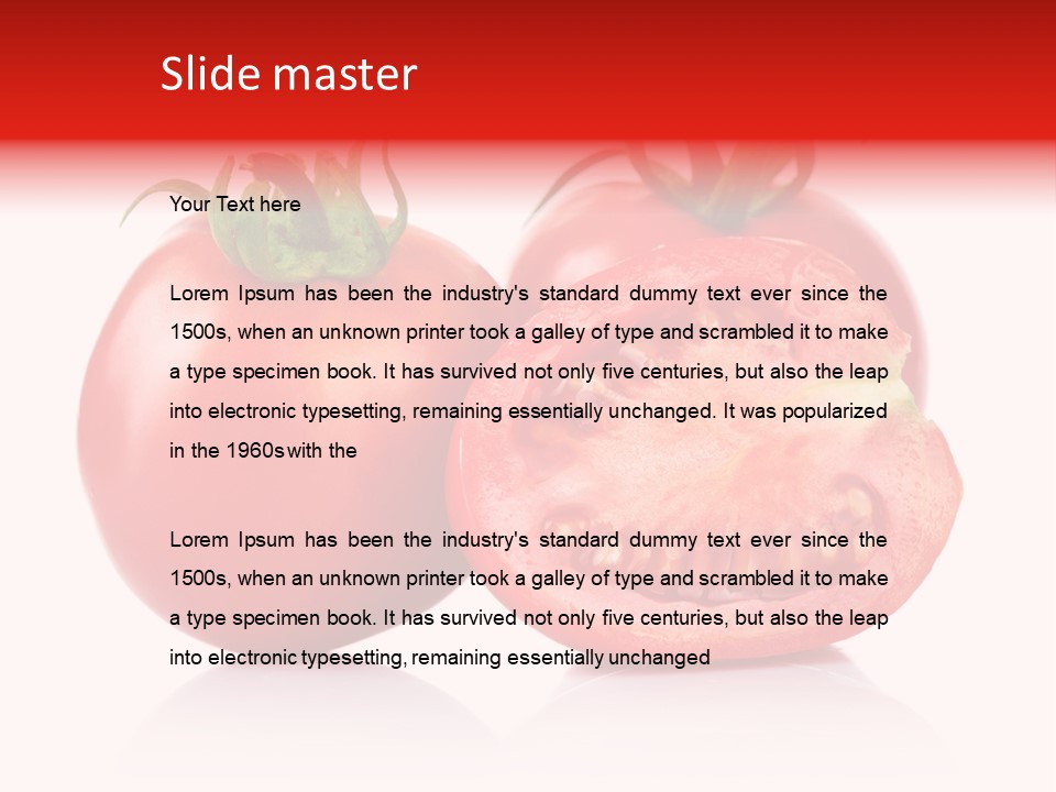 Food Natural Half PowerPoint Template