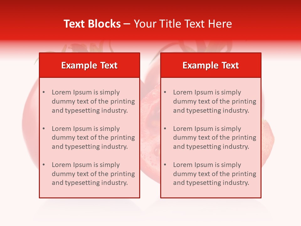 Food Natural Half PowerPoint Template