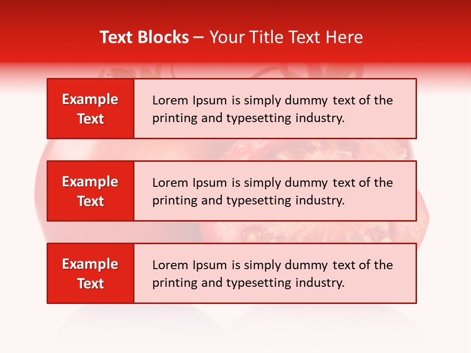 Food Natural Half PowerPoint Template