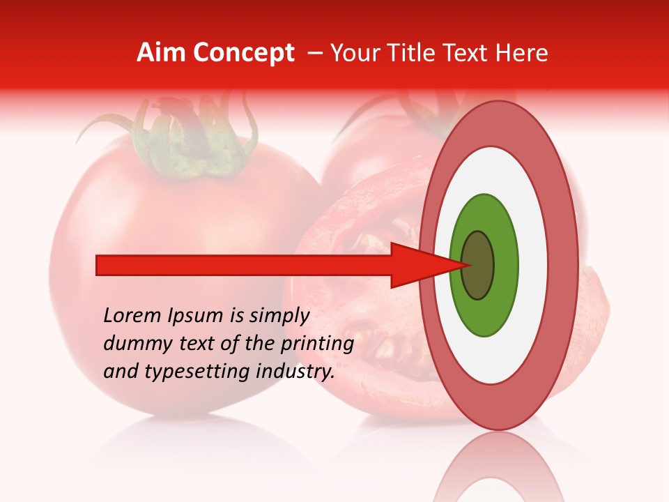 Food Natural Half PowerPoint Template