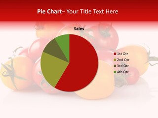 Isolated Colored Vegetarian PowerPoint Template