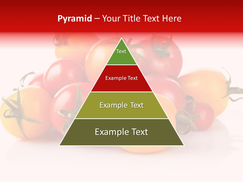 Isolated Colored Vegetarian PowerPoint Template