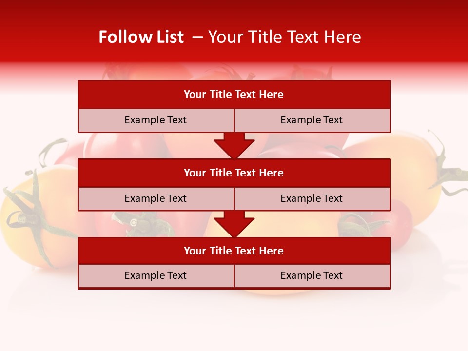 Isolated Colored Vegetarian PowerPoint Template