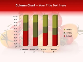 Isolated Colored Vegetarian PowerPoint Template