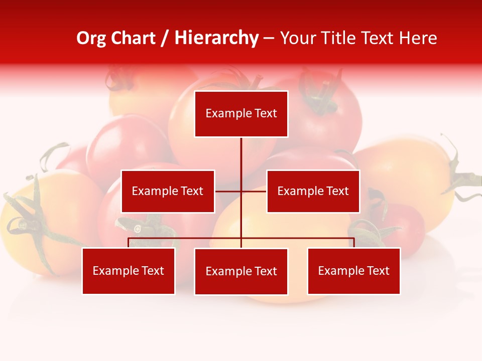 Isolated Colored Vegetarian PowerPoint Template