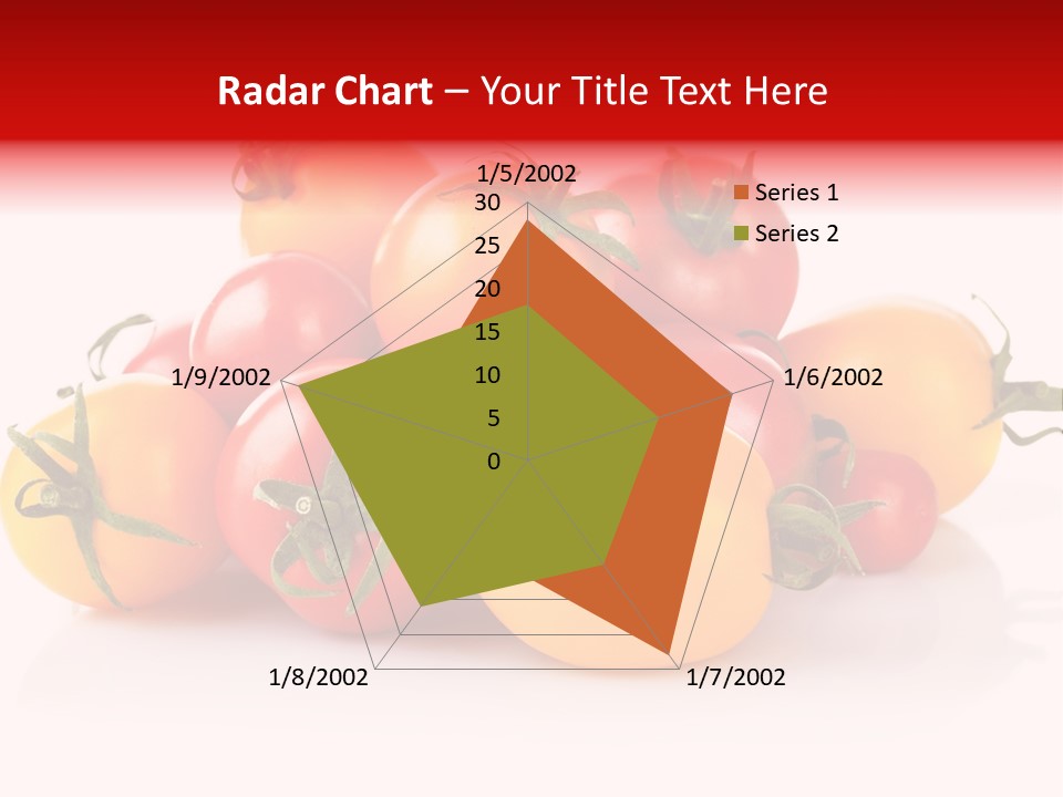 Isolated Colored Vegetarian PowerPoint Template