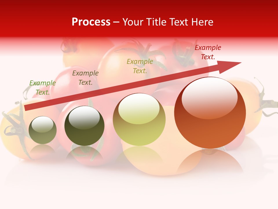 Isolated Colored Vegetarian PowerPoint Template