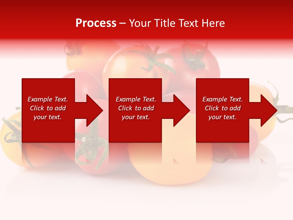 Isolated Colored Vegetarian PowerPoint Template