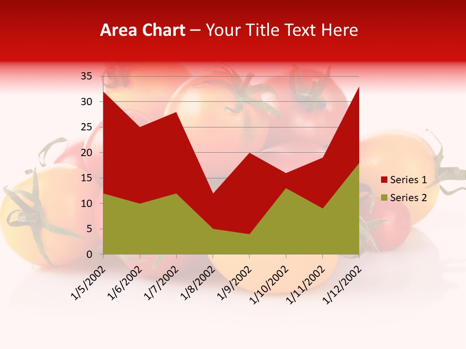 Isolated Colored Vegetarian PowerPoint Template