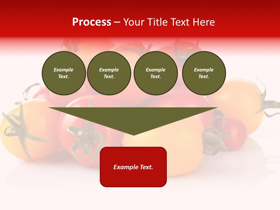 Isolated Colored Vegetarian PowerPoint Template