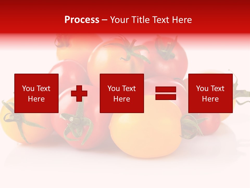 Isolated Colored Vegetarian PowerPoint Template