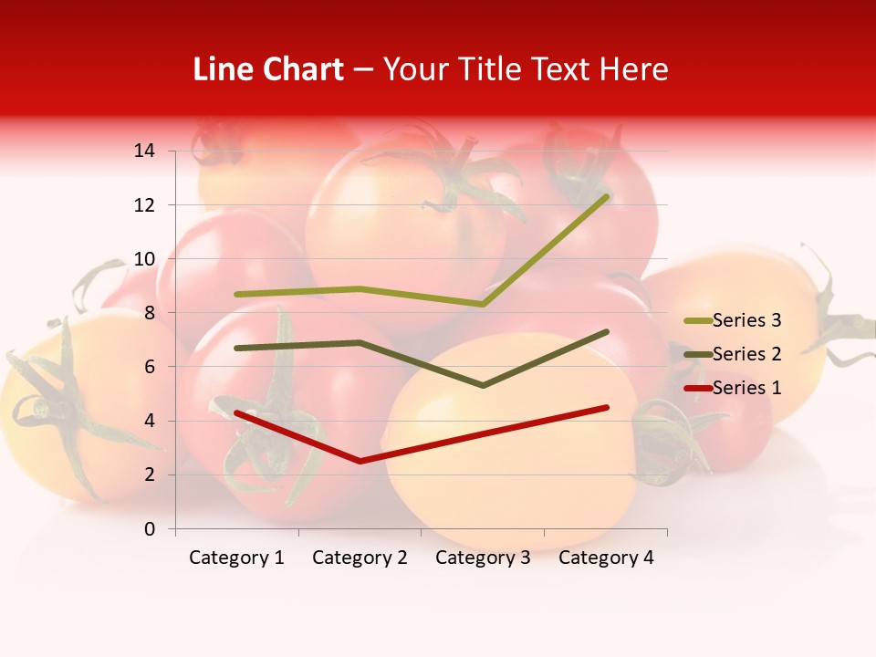 Isolated Colored Vegetarian PowerPoint Template