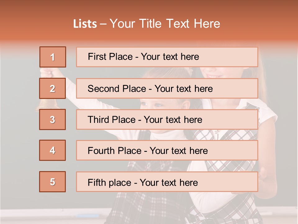 People Happy Lesson PowerPoint Template