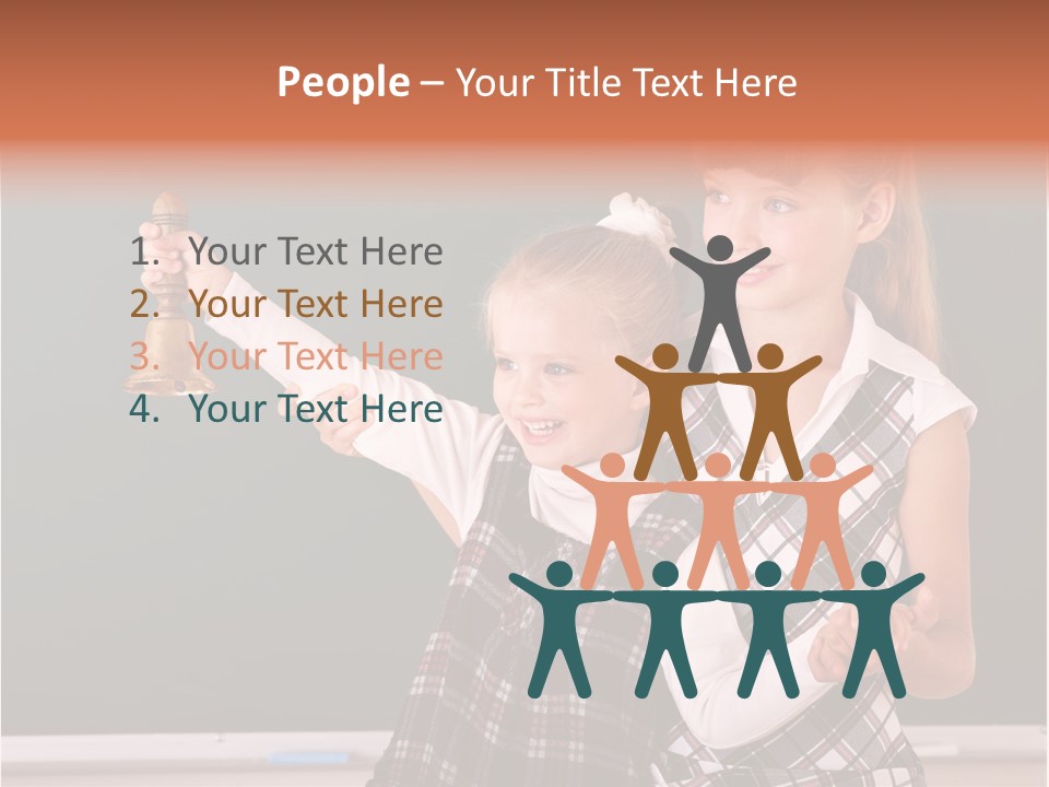 People Happy Lesson PowerPoint Template