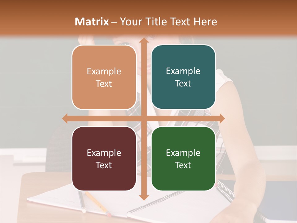 Table Pen Educational PowerPoint Template