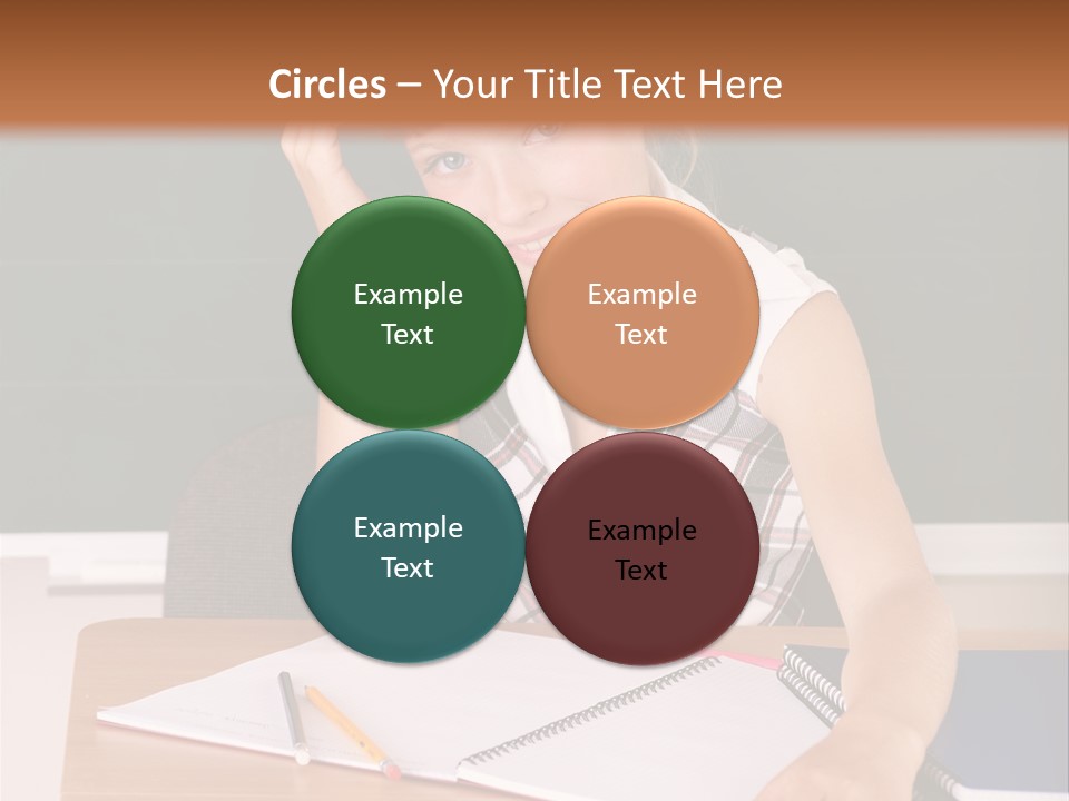 Table Pen Educational PowerPoint Template