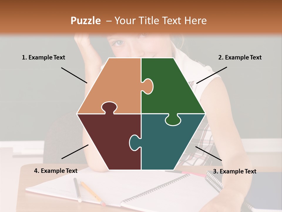 Table Pen Educational PowerPoint Template