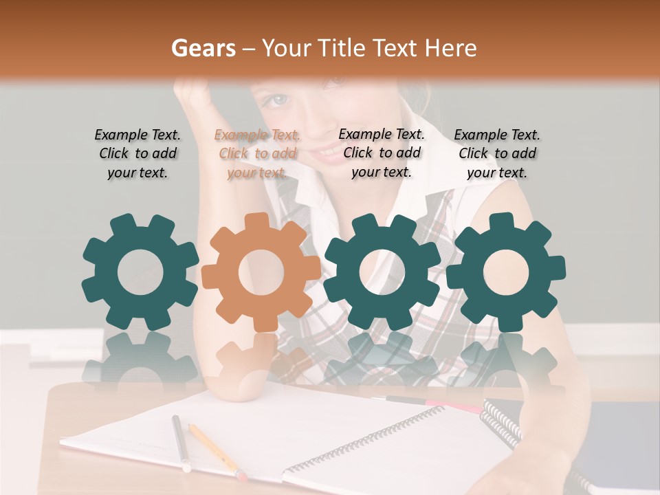 Table Pen Educational PowerPoint Template