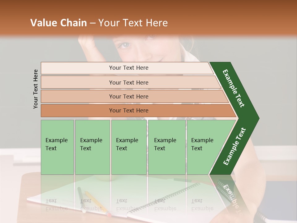 Table Pen Educational PowerPoint Template