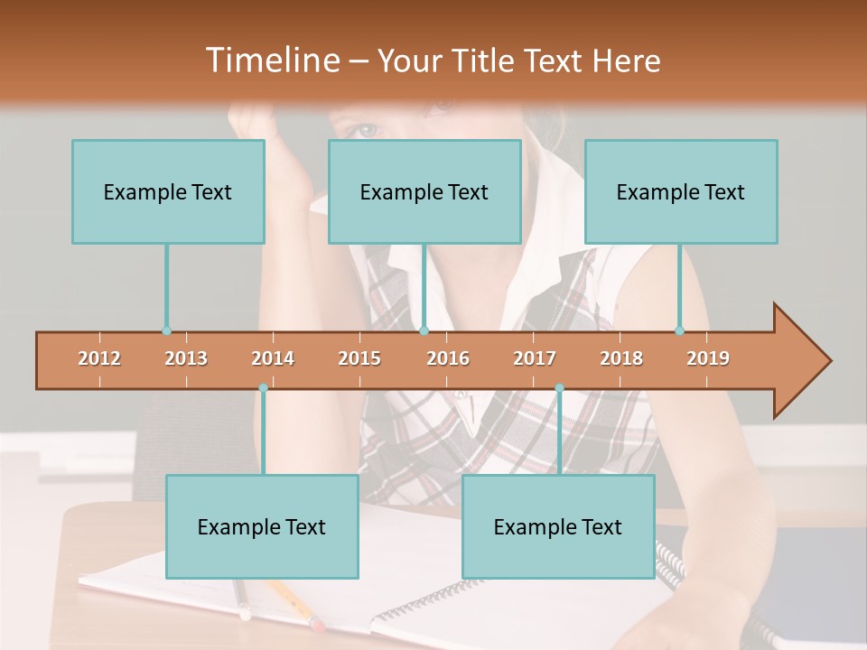 Table Pen Educational PowerPoint Template