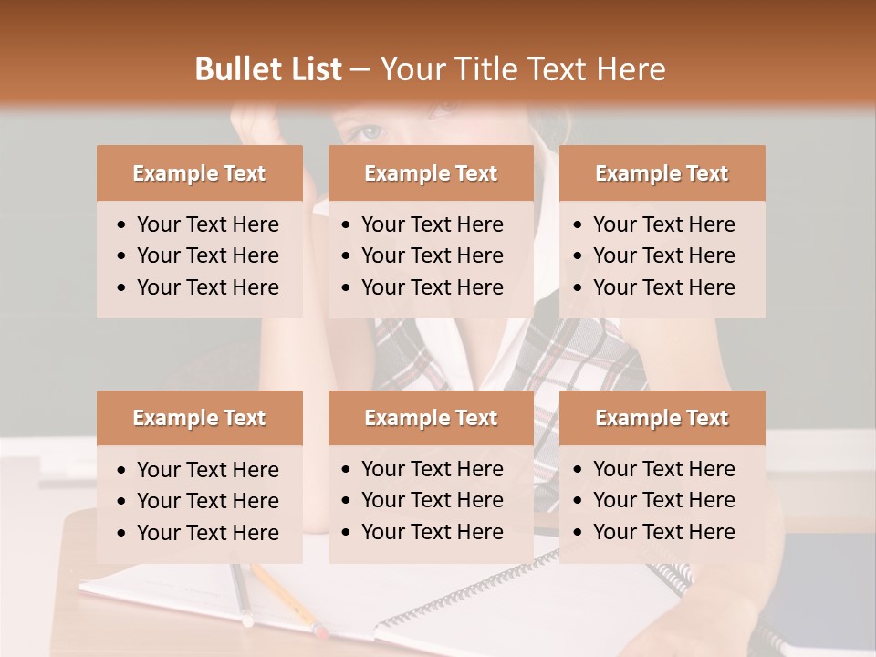 Table Pen Educational PowerPoint Template