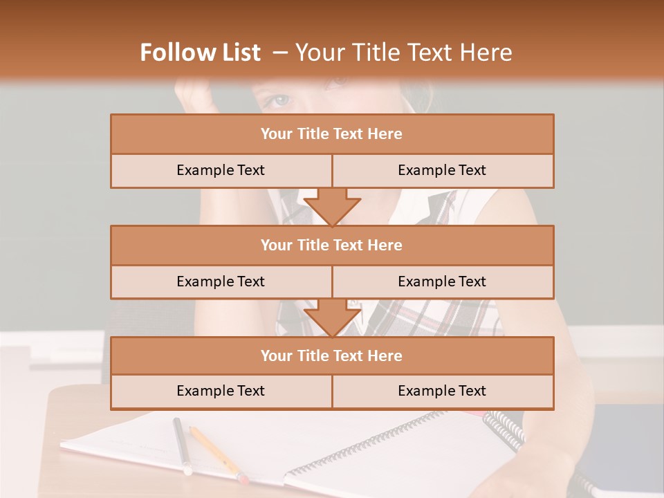 Table Pen Educational PowerPoint Template