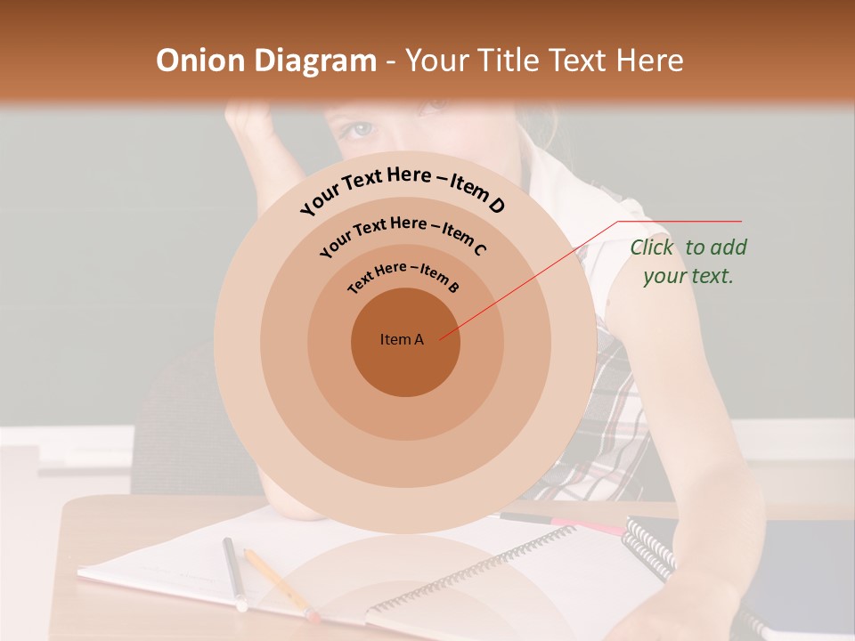 Table Pen Educational PowerPoint Template
