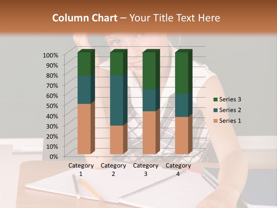 Table Pen Educational PowerPoint Template